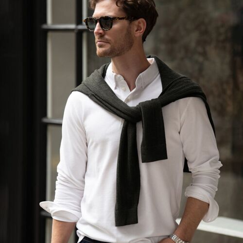 Carlington – deluxe long sleeve polo Thumbnail