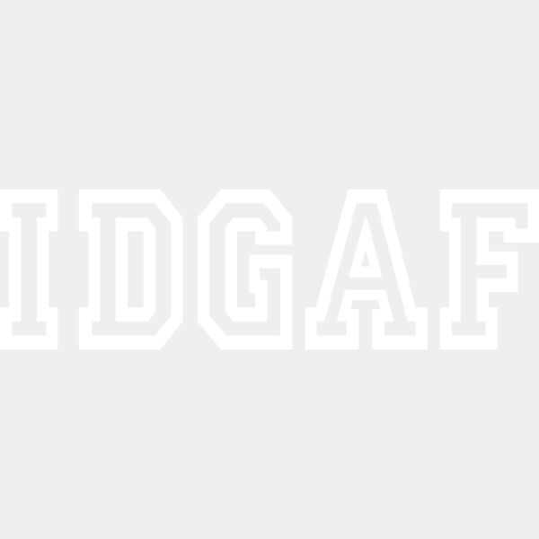 IDGAF 1005 WHITE Thumbnail