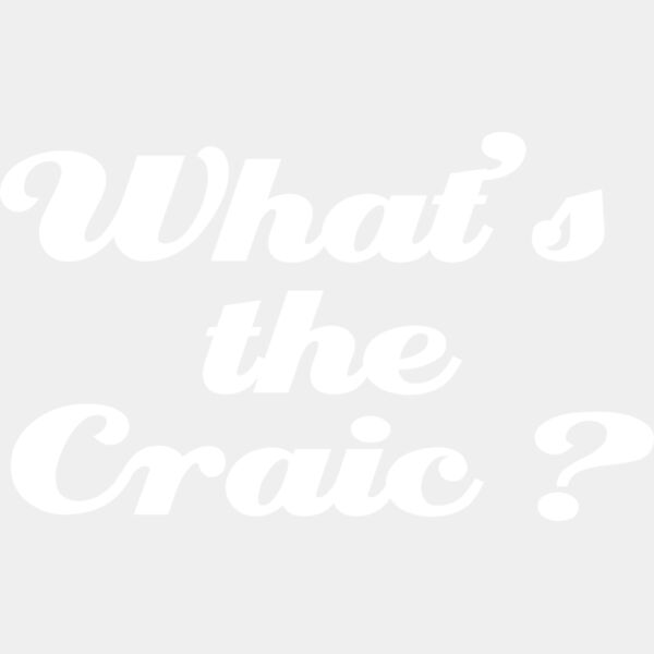 Whats The Craic 1009 WHT Thumbnail