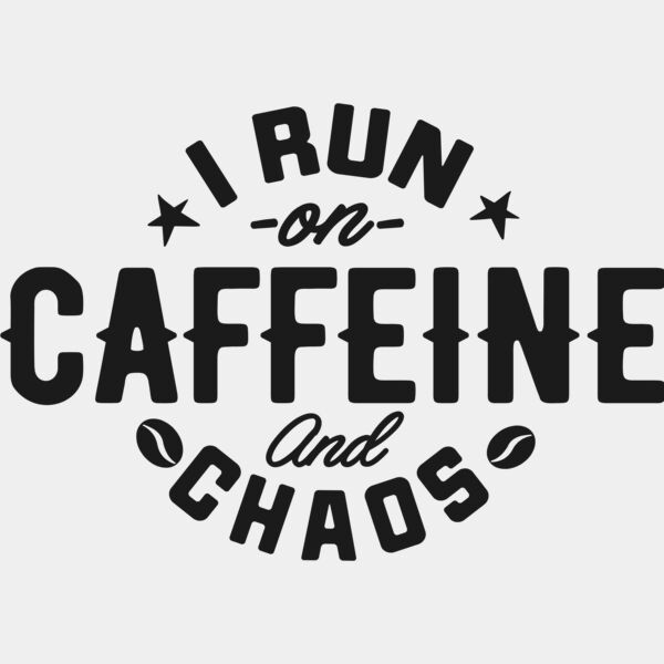 I run on caffeine SVG Thumbnail