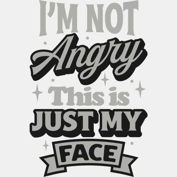 Im not angry SVG Thumbnail