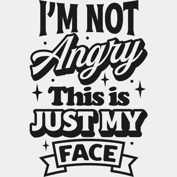 Im not angry SVG Thumbnail