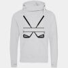 Cross neck hoodie Thumbnail